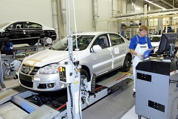 Volkswagen works in Kaluga. Photo: UnitedPictures